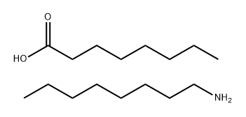 octanoic acid, compound with octylamine (1:1) Struktur