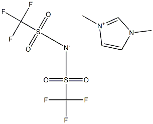 1,3-二甲基咪唑双(三氟甲磺酰)亚胺盐,174899-81-1,结构式