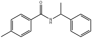 4-methyl-N-(1-phenylethyl)benzamide Struktur
