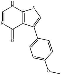 5-(4-methoxyphenyl)thieno[2,3-d]pyrimidin-4(3H)-one Structure