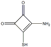 3-Cyclobutene-1,2-dione,3-amino-4-mercapto-(9CI) Structure