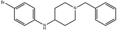 1-benzyl-N-(4-bromophenyl)piperidin-4-amine Structure