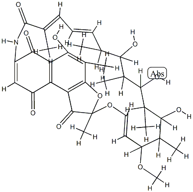 25-deacetoxy-25-hydroxyrifamycin S Struktur
