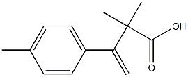 Hydrocinnamic acid, p,-alpha-,-alpha--trimethyl--ba--methylene- (8CI) Struktur