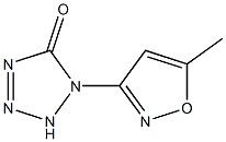 5H-Tetrazol-5-one,1,2-dihydro-1-(5-methyl-3-isoxazolyl)-(9CI) 结构式