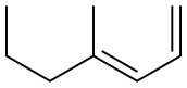 4-Methyl-1,3-heptadiene (c,t) Struktur