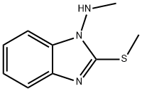 1H-벤즈이미다졸-1-아민,N-메틸-2-(메틸티오)-(9CI)