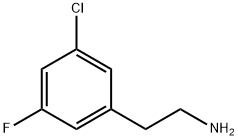 2-(3-chloro-5-fluorophenyl)ethanamine 结构式