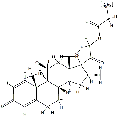 dexamethasone 21-bromoacetate 结构式