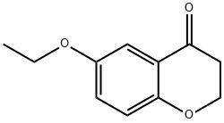 4H-1-Benzopyran-4-one, 6-ethoxy-2,3-dihydro- Structure