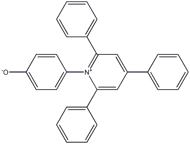 2,4,6-Triphenyl-1-(4-oxylatophenyl)pyridinium Structure