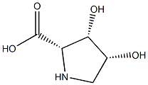 D-Proline, 3,4-dihydroxy-, (3R,4S)-rel- (9CI) Structure