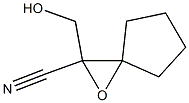 1-Oxaspiro[2.4]heptane-2-carbonitrile,2-(hydroxymethyl)-(9CI) Structure