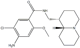 N-[[(1S,8aR)-2,3,4,5,6,7,8,8a-octahydro-1H-quinolizin-1-yl]methyl]-4-a mino-5-chloro-2-methoxy-benzamide|