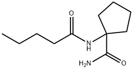 1-pentanoylamino-cyclopentane carboxylic Structure