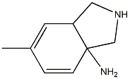 3aH-Isoindol-3a-amine,1,2,3,7a-tetrahydro-6-methyl-(9CI) Struktur