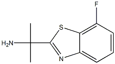 2-Benzothiazolemethanamine,7-fluoro-alpha,alpha-dimethyl-(9CI) 结构式