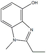 1H-Benzimidazol-4-ol,2-ethyl-1-methyl-(9CI) Structure