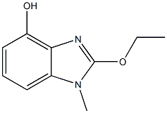 1H-Benzimidazol-4-ol,2-ethoxy-1-methyl-(9CI) Structure