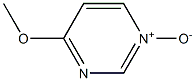 Pyrimidine, 4-methoxy-, 1-oxide (6CI,8CI,9CI) Struktur