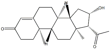16β-Hydroxypregn-4-ene-3,20-dione,17779-71-4,结构式