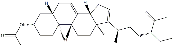 5α-Stigmasta-7,16,25-trien-3β-ol acetate|