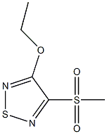 1,2,5-Thiadiazole,3-ethoxy-4-(methylsulfonyl)-(9CI) Structure