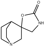 4-氮杂螺[双环[2.2.2]辛烷-2,5'-噁唑烷]-2'-酮 结构式