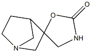 Spiro[1-azabicyclo[2.2.1]heptane-3,5-oxazolidin]-2-one (9CI) Structure