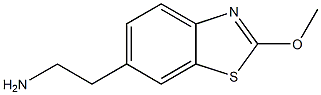 6-Benzothiazoleethanamine,2-methoxy-(9CI) 化学構造式