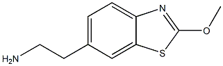 6-Benzothiazoleethanamine,2-methoxy-(9CI) Structure