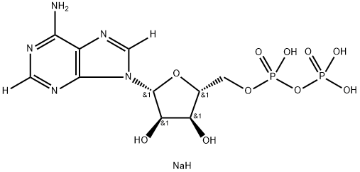 ADENOSINE-2 8-3H 5'-DIPHOSPHATE Structure