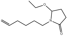 2-Pyrrolidinone,5-ethoxy-1-(5-hexenyl)-(9CI) Struktur