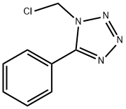 1H-Tetrazole,1-(chloromethyl)-5-phenyl-(9CI) 结构式