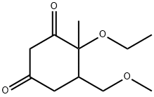 1,3-Cyclohexanedione,4-ethoxy-5-(methoxymethyl)-4-methyl-(9CI) Structure