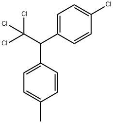 Benzene, 1-chloro-4-[2,2,2-trichloro-1-(4-Methylphenyl)ethyl]- Structure