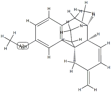 (14α)-7,8-Didehydro-3-methoxy-17-methyl-6-methylenemorphinan,17939-34-3,结构式