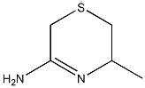 2H-1,4-Thiazin-3-amine,5,6-dihydro-5-methyl-(9CI) Structure