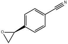 4-(2S)-2-oxiranylbenzonitrile 结构式