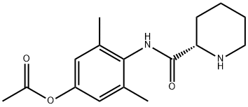 4-Acetyloxy-N-despropyl Ropivacaine Structure