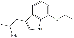 1H-Indole-3-ethanamine,7-ethoxy-alpha-methyl-(9CI) Struktur