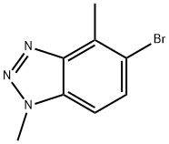 5-溴-1,4-二甲基-1H-苯并[D][1,2,3]三唑,1799973-88-8,结构式