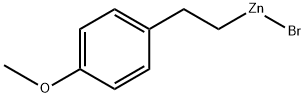 4-Methoxyphenethylzinc bromide 0.5 M in Tetrahydrofuran 结构式