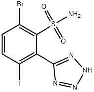 6-Bromo-3-Iodo-2-(1H-Tetrazol-5-Yl)Benzenesulfonamide(WXC01917), 1802371-06-7, 结构式