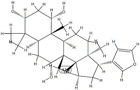 (13α,17α)-14β,15β:21,23-Diepoxy-4,4,8-trimethyl-24-nor-5α-chola-20,22-diene-1α,3α,7α-triol|