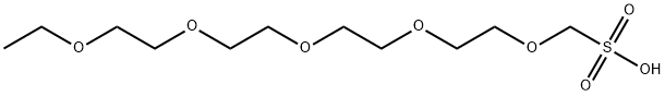 m-PEG5-sulfonic acid Struktur