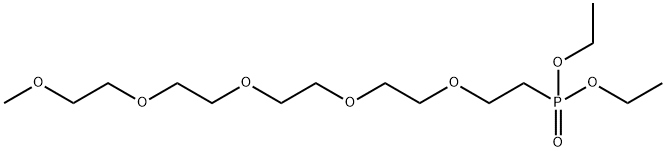 甲基-五聚乙二醇-膦酸乙酯, 1807512-42-0, 结构式