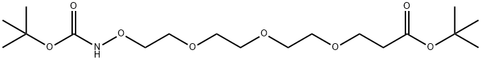 Boc-Aminoxy-PEG3-OtBu,1807512-44-2,结构式