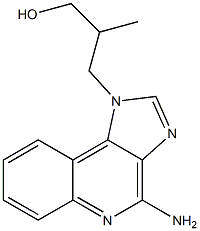 3-(4-氨基-1H-咪唑并[4,5-C]喹啉-1-基)-2-甲基丙烷-1-醇,1807606-78-5,结构式