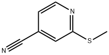 4-Pyridinecarbonitrile,2-(methylthio)-(9CI) Structure